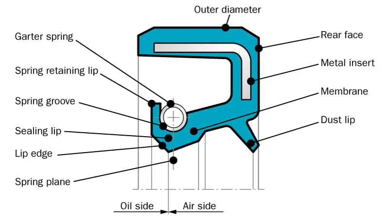 Design for Rotary Shaft Lip Seals